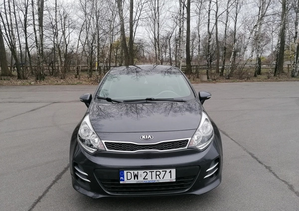 Kia Rio cena 33400 przebieg: 158000, rok produkcji 2015 z Ostrzeszów małe 56